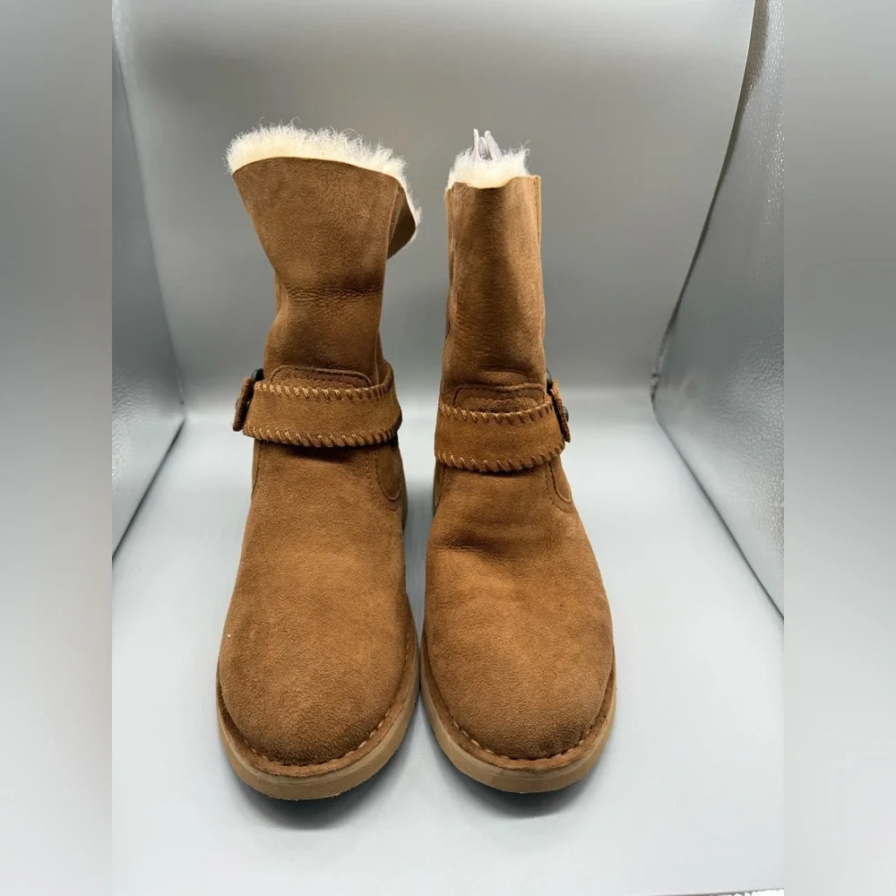 UGG Women's Cedric CHESTNUT Boots / Size 6.5 Womens/ NIB - Picture 6 of 11
